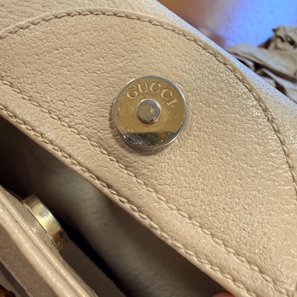 Gucci Diana Beige Leather Tote - Picture 13 of 14